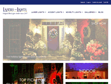 Tablet Screenshot of lasersandlights.com